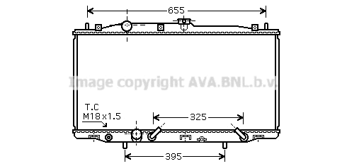 Radiator, engine cooling (HD2183)