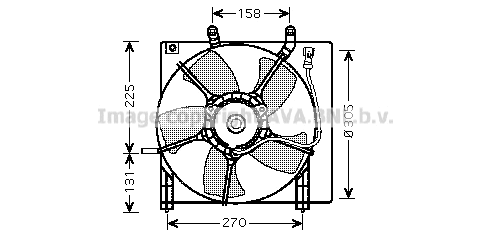 Fan, engine cooling (HD7534)