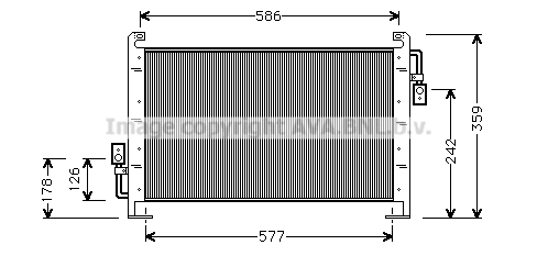 Condenser, air conditioning (CR5015)