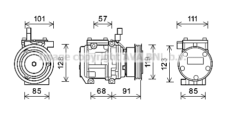 Compressor, air conditioning (KAAK155)