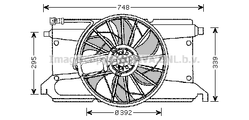 Fan, engine cooling (MZ7538)