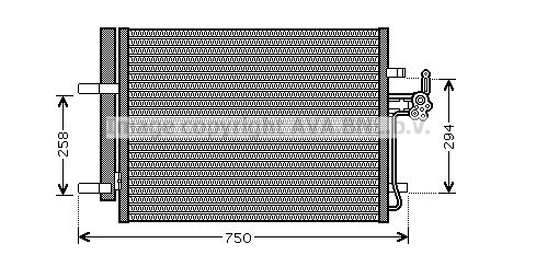 Condenser, air conditioning (FDA5428D)