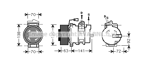 Compressor, air conditioning (MEAK239)