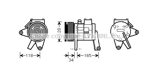 Compressor, air conditioning (CRAK063)