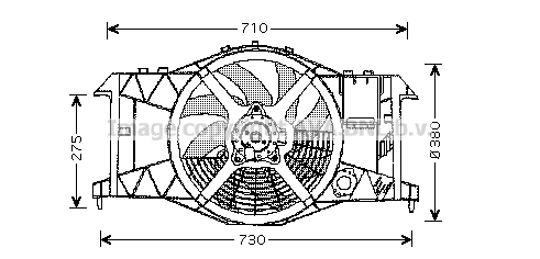 Fan, engine cooling (RT7533)