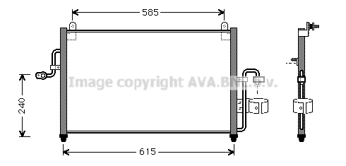 Condenser, air conditioning (DW5011)