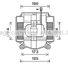 Electric Motor, interior blower (MS8669)