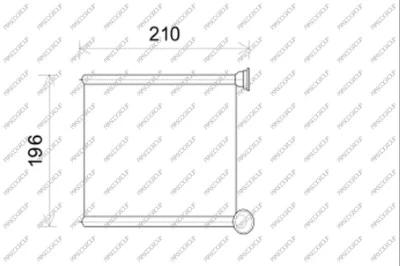 Heat Exchanger, interior heating (AD324H001)