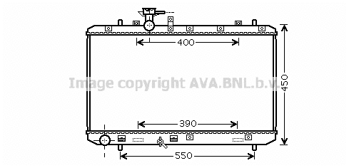 Radiator, engine cooling (SZ2084)