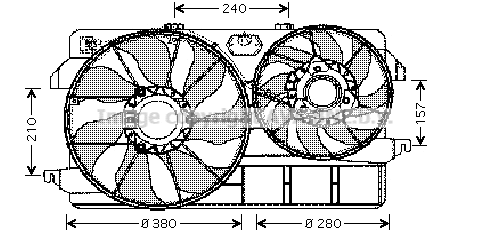 Fan, engine cooling (FD7535)