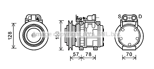 Compressor, air conditioning (UGK006)