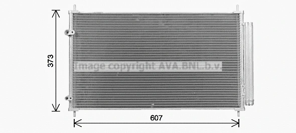 Condenser, air conditioning (TO5773D)