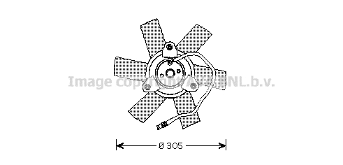 Fan, engine cooling (PE7514)