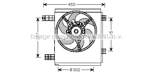 Fan, engine cooling (MC7501)
