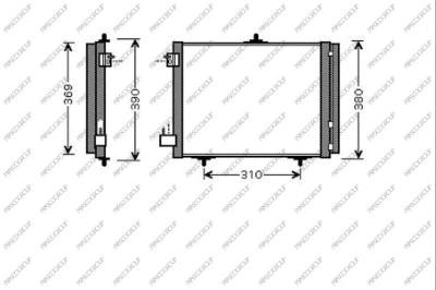 Condenser, air conditioning (CI304C001)
