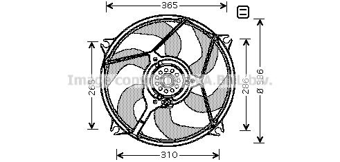 Fan, engine cooling (CN7531)