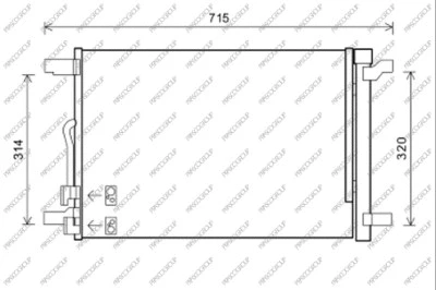 Condenser, air conditioning (VG400C001)