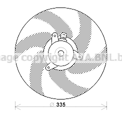 Fan, engine cooling (PE7533)