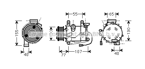 Compressor, air conditioning (HDK232)