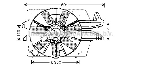 Fan, engine cooling (FD7512)