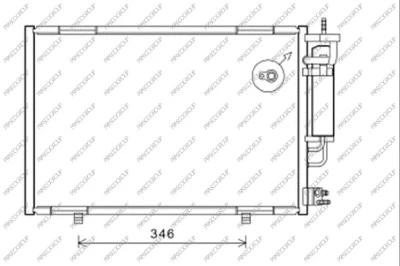 Condenser, air conditioning (FD344C003)