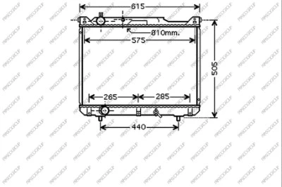 Radiator, engine cooling (SZ054R009)