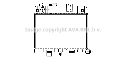 Radiator, engine cooling (BW2111)