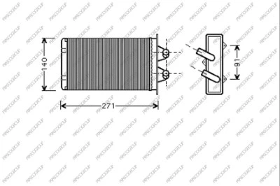 Heat Exchanger, interior heating (FT017H001)