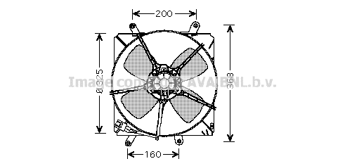 Fan, engine cooling (TO7514)