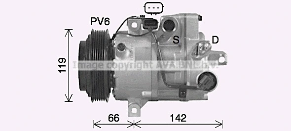Compressor, air conditioning (KAK314)