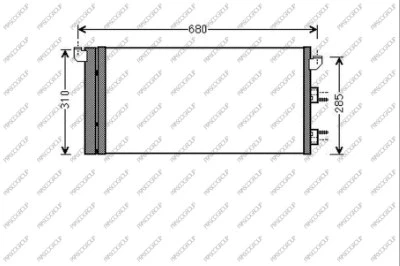 Condenser, air conditioning (FT122C001)