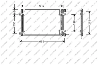 Condenser, air conditioning (FT908C002)