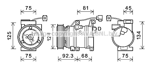 Compressor, air conditioning (MZAK219)