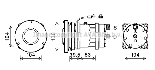 Compressor, air conditioning (CPAK017)