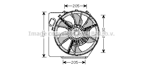 Fan, engine cooling (RT7536)