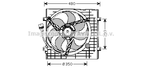 Fan, engine cooling (VN7506)