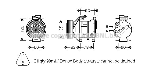 Compressor, air conditioning (BWK316)