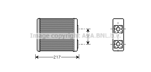 Heat Exchanger, interior heating (FD6362)
