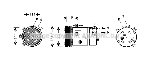 Compressor, air conditioning (OLAK280)