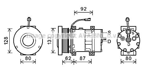 Compressor, air conditioning (CPAK016)