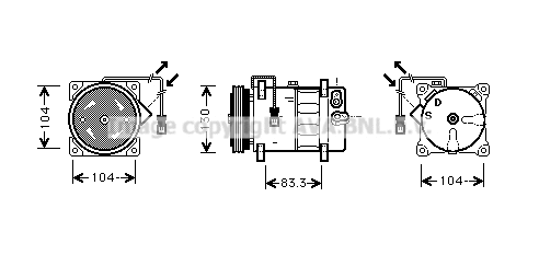 Compressor, air conditioning (HDK022)