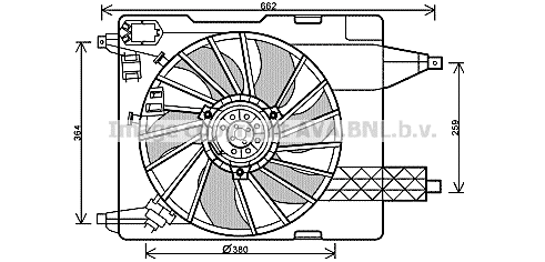 Fan, engine cooling (RT7539)