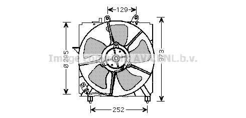 Fan, engine cooling (TO7518)