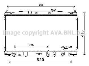 Radiator, engine cooling (HD2288)