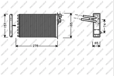 Heat Exchanger, interior heating (AD017H002)