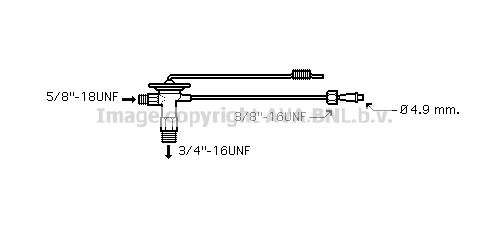 Expansion Valve, air conditioning (BW1358)