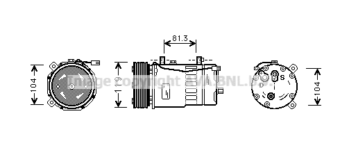 Compressor, air conditioning (VNAK046)