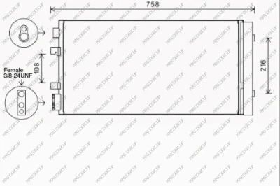 Condenser, air conditioning (RN090C002)
