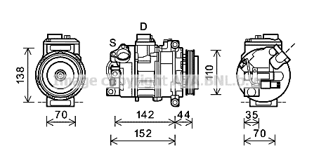 Compressor, air conditioning (BWK424)