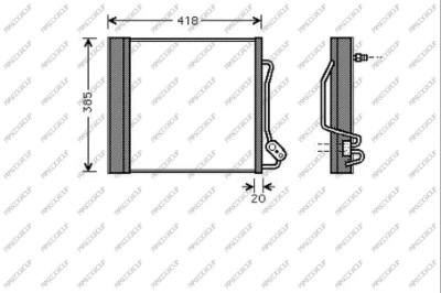 Condenser, air conditioning (ME303C002)